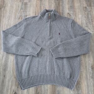Polo Ralph Lauren Men's Gray Sweater Size XXL
